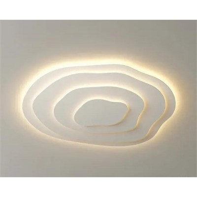 Hamer Minimalist Irregular Round Multilayer Ceiling Light Hamer Minimalist Irregular Round Multilayer Ceiling Light