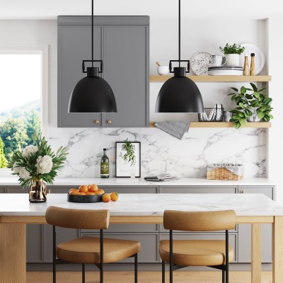 Hazel Industrial Style Metal Shade Pendant Light Hazel Industrial Style Metal Shade Pendant Light