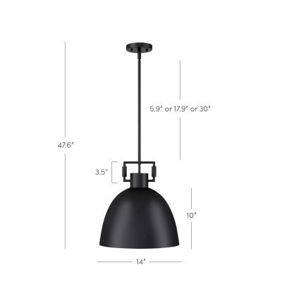 Hazel Industrial Style Metal Shade Pendant Light Hazel Industrial Style Metal Shade Pendant Light