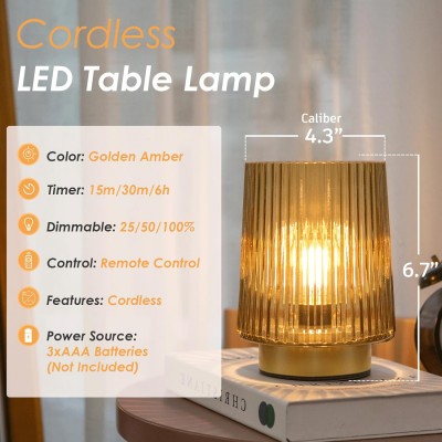 Zayvion Modern Wireless Dimmable Table Lamp with Remote Control Zayvion Modern Wireless Dimmable Table Lamp with Remote Control
