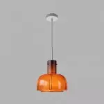 Palak Minimalist Handmade Glass Shade Pendant Light