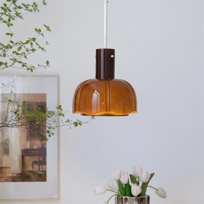 Palak Minimalist Handmade Glass Shade Pendant Light Palak Minimalist Handmade Glass Shade Pendant Light