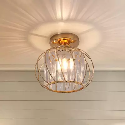 Pihu Vintage Exquisite Glass Crystal Ceiling Light Pihu Vintage Exquisite Glass Crystal Ceiling Light