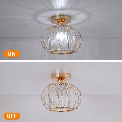 Pihu Vintage Exquisite Glass Crystal Ceiling Light Pihu Vintage Exquisite Glass Crystal Ceiling Light