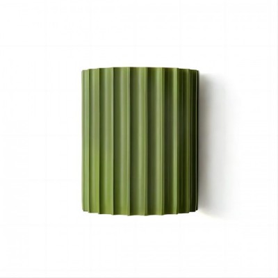 Pranavi Modern Bundle Ribbed Fluted Resin Wall Sconce Pranavi Modern Bundle Ribbed Fluted Resin Wall Sconce