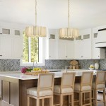 Atchison 4 Light Drum Shade Chandelier with Tiffany Glass for Dining Room