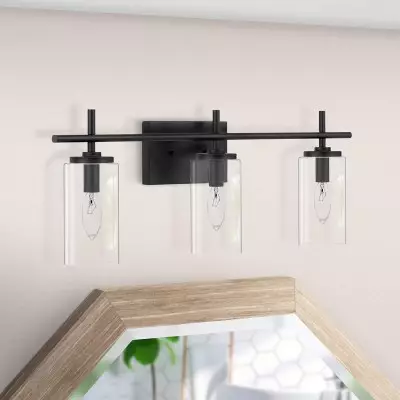 3 Lights Black Bathroom Vanity Light 3 Lights Black Bathroom Vanity Light