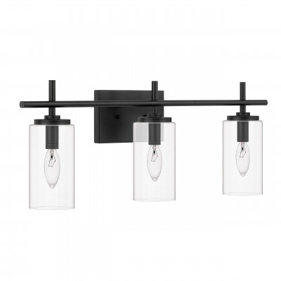 3 Lights Black Bathroom Vanity Light 3 Lights Black Bathroom Vanity Light