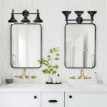 Vintage 3 Lights Black Iron Vanity Light For Bedroom