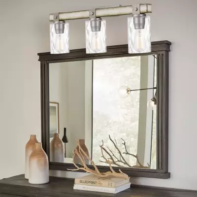 Arian Wash Wood Cylindrical Glass Industrial Wall Lamp Arian Wash Wood Cylindrical Glass Industrial Wall Lamp