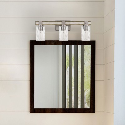 Arian Wash Wood Cylindrical Glass Industrial Wall Lamp Arian Wash Wood Cylindrical Glass Industrial Wall Lamp