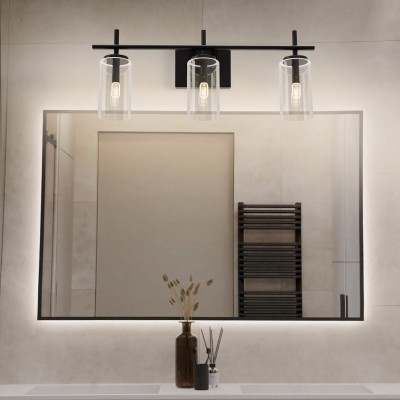3 Lights Black Bathroom Vanity Light 3 Lights Black Bathroom Vanity Light