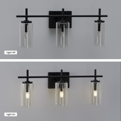 3 Lights Black Bathroom Vanity Light 3 Lights Black Bathroom Vanity Light