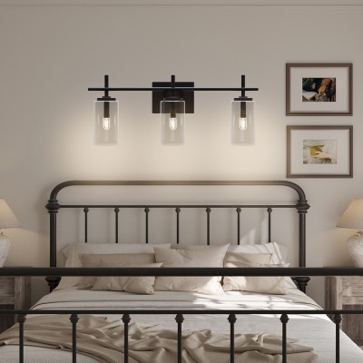 3 Lights Black Bathroom Vanity Light 3 Lights Black Bathroom Vanity Light