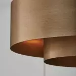 Aurelius Brushed Texture Metal Double Drum Chandelier Aurelius Brushed Texture Metal Double Drum Chandelier