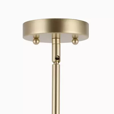 Luminara Farmhouse Fabric Drum Chandelier