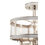 Glintrium Seeded Glass Shade 5 Light Candle Style Chandelier Glintrium Seeded Glass Shade 5 Light Candle Style Chandelier
