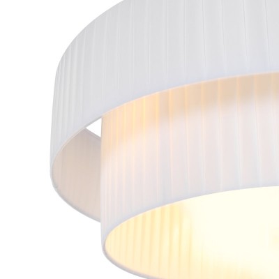 Elaraine Pleated Fabric Circular Drum Shade Chandelier Elaraine Pleated Fabric Circular Drum Shade Chandelier