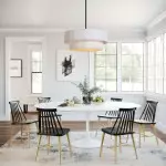 Elaraine Pleated Fabric Circular Drum Shade Chandelier