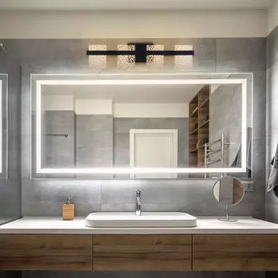 Crystella 4 light translucent acrylic shades waterproof led vanity lights Crystella 4 light translucent acrylic shades waterproof led vanity lights