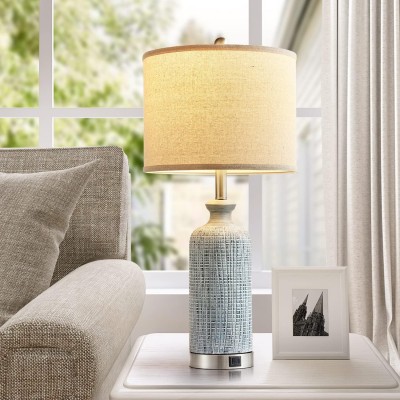 Eonora White Oversized Dimmable Ceramic Table Lamp Eonora White Oversized Dimmable Ceramic Table Lamp