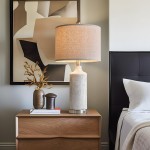 Rhen Farmhouse Boho Style Resin Living Room End Table Lamps