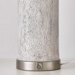 Rhen Farmhouse Boho Style Resin Living Room End Table Lamps