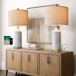 Rhen Farmhouse Boho Style Resin Living Room End Table Lamps