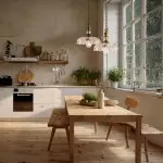 Jaime Antique Brass and Glass Flower Pendant Light