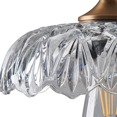 Jaime Antique Brass and Glass Flower Pendant Light Jaime Antique Brass and Glass Flower Pendant Light