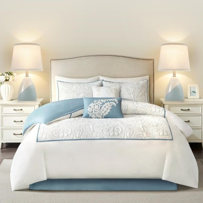 Fyrn Blue White 3 Color Temperatures Ceramic Bedside Lamps Fyrn Blue White 3 Color Temperatures Ceramic Bedside Lamps