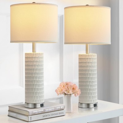 Soren Tall Farmhouse White Ceramic Livingroom Table Lamp Soren Tall Farmhouse White Ceramic Livingroom Table Lamp