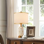Qayla Electroplating Gold Trace Ceramic Table Lamp Qayla Electroplating Gold Trace Ceramic Table Lamp