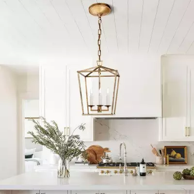 Aria Farmhouse Wrought Iron Lantern Chandelier Light Aria Farmhouse Wrought Iron Lantern Chandelier Light