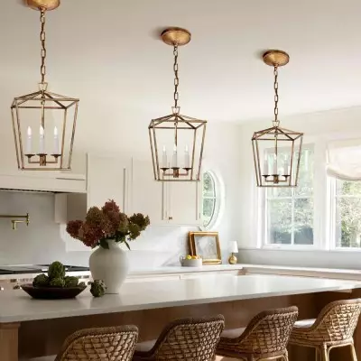 Aria Farmhouse Wrought Iron Lantern Chandelier Light Aria Farmhouse Wrought Iron Lantern Chandelier Light