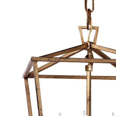 Aria Farmhouse Wrought Iron Lantern Chandelier Light Aria Farmhouse Wrought Iron Lantern Chandelier Light