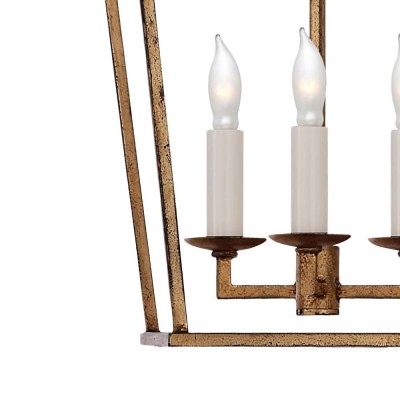 Aria Farmhouse Wrought Iron Lantern Chandelier Light Aria Farmhouse Wrought Iron Lantern Chandelier Light