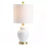 Fainne French Country Classic White Ceramic Table Lamp