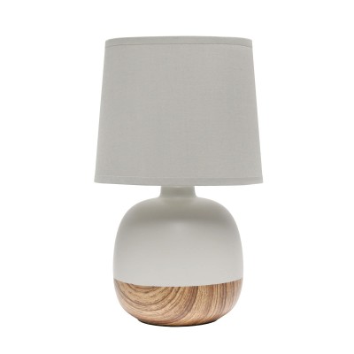 Glynde Small Two Toned Ceramic Nightstand Lamp