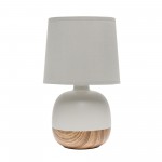 Glynde Small Two Toned Ceramic Nightstand Lamp