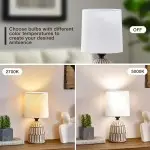 Iverna Mini Boho Hand-Painted Ceramic End Table Lamp Iverna Mini Boho Hand-Painted Ceramic End Table Lamp