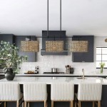 Raphael Beachy 3 Light Dimmable Drum Chandelier for Dining Room