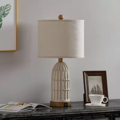 Kaldor Bohemian Style Carving Lamp Frame Touch Bedside Lamp Kaldor Bohemian Style Carving Lamp Frame Touch Bedside Lamp
