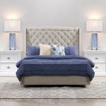 Lirwen Coastal Style Tall Rectangular Ceramic Lamp