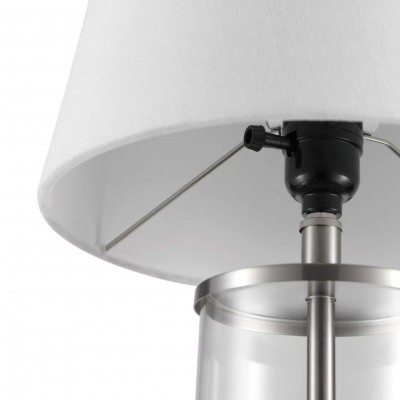 Nairn Clear Fillable Glass Lamp