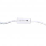 Odric Small Dotted Texture White Ceramic Nightstand Lamp