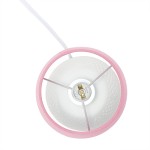 Odric Small Dotted Texture White Ceramic Nightstand Lamp