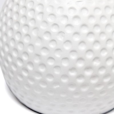 Odric Small Dotted Texture White Ceramic Nightstand Lamp