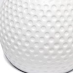 Odric Small Dotted Texture White Ceramic Nightstand Lamp