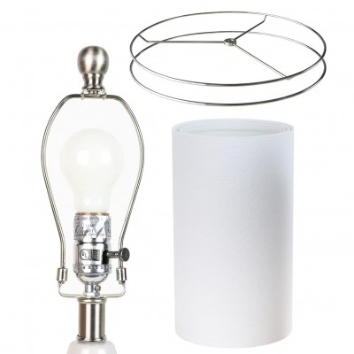 Palmyra White Diamond Protrusions Texture Ceramic Table Lamp